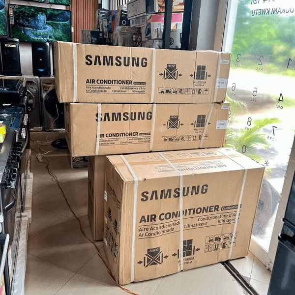 Samsung Air Conditioner Pallet featuring high-quality cooling units, energy-efficient air conditioning systems, and reliable Samsung climate solutions for homes and businesses.